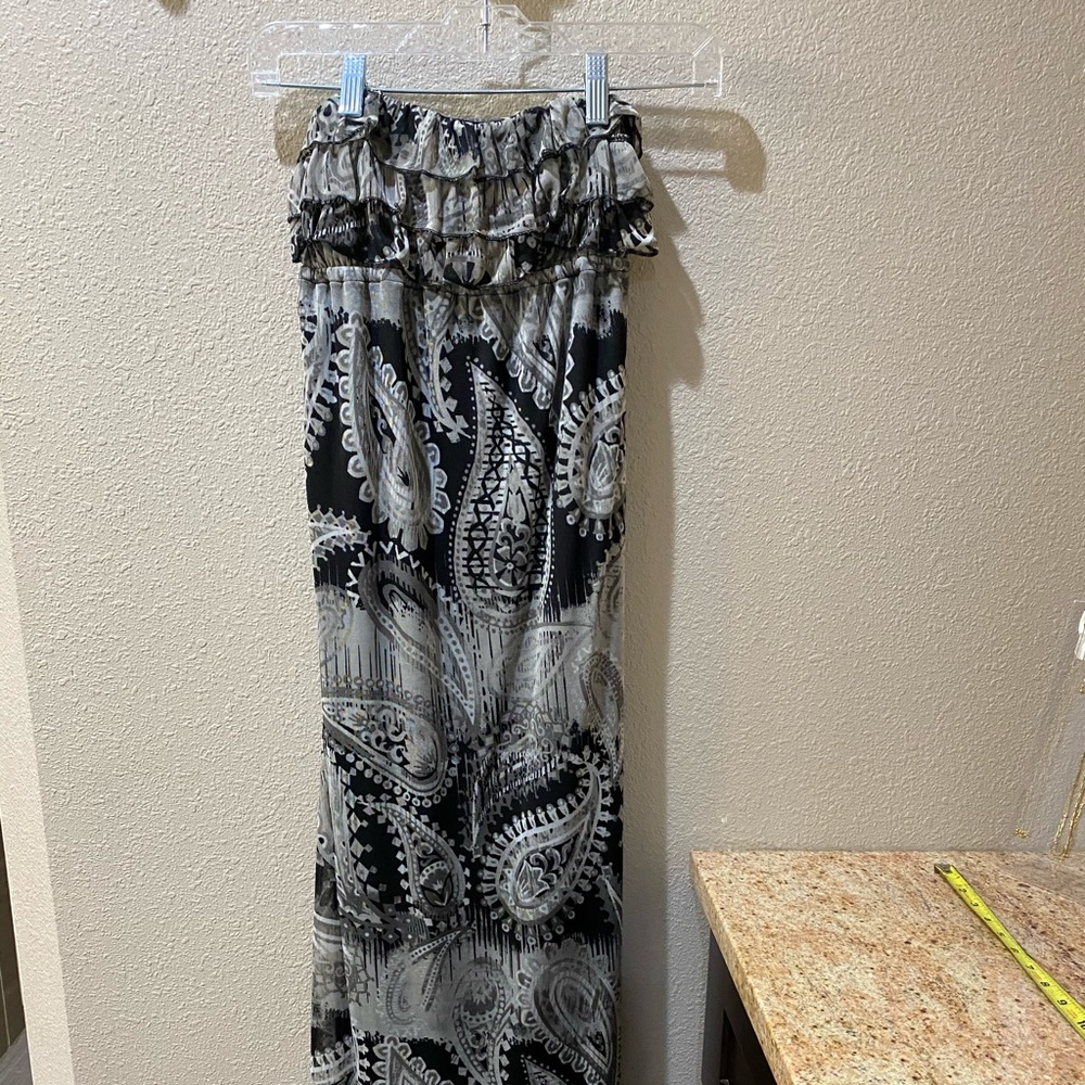 Paisley maxi dress